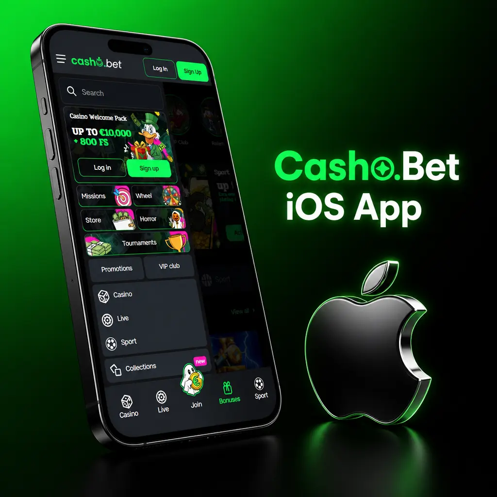 CashoBet iOS app voor iPhone en iPad, gratis downloaden met sportweddenschappen en livecasino functionaliteit