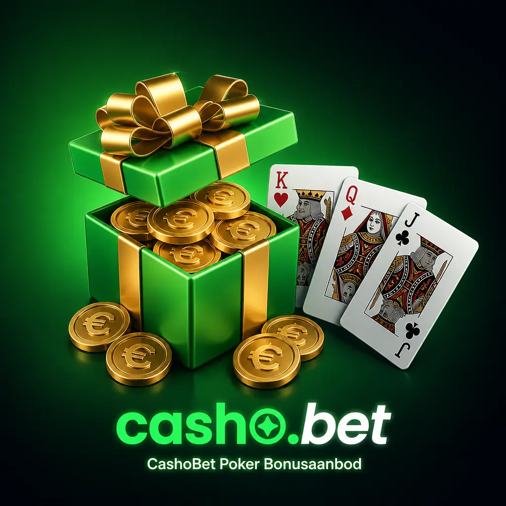 CashoBet Poker welkomstbonus: 100% tot 500 EUR plus 100 free spins bij je eerste storting