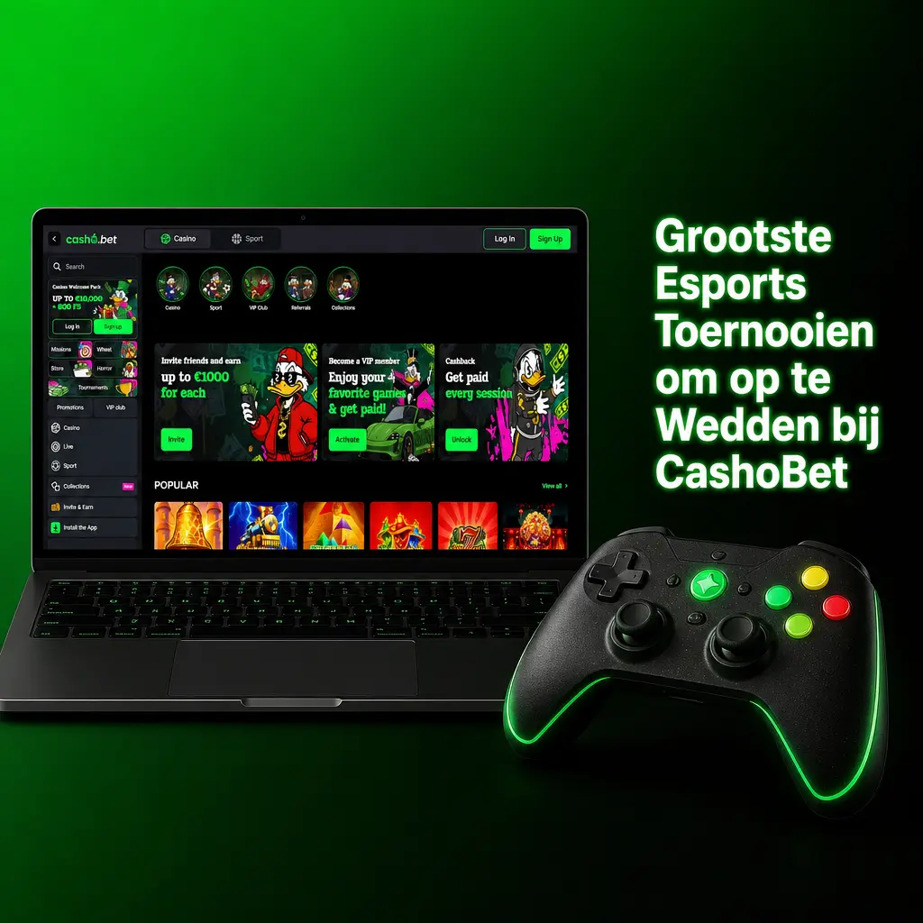 Overzicht van grootste esports toernooien 2026 zoals CS2, Dota 2, League of Legends en Valorant om op te wedden bij CashoBet