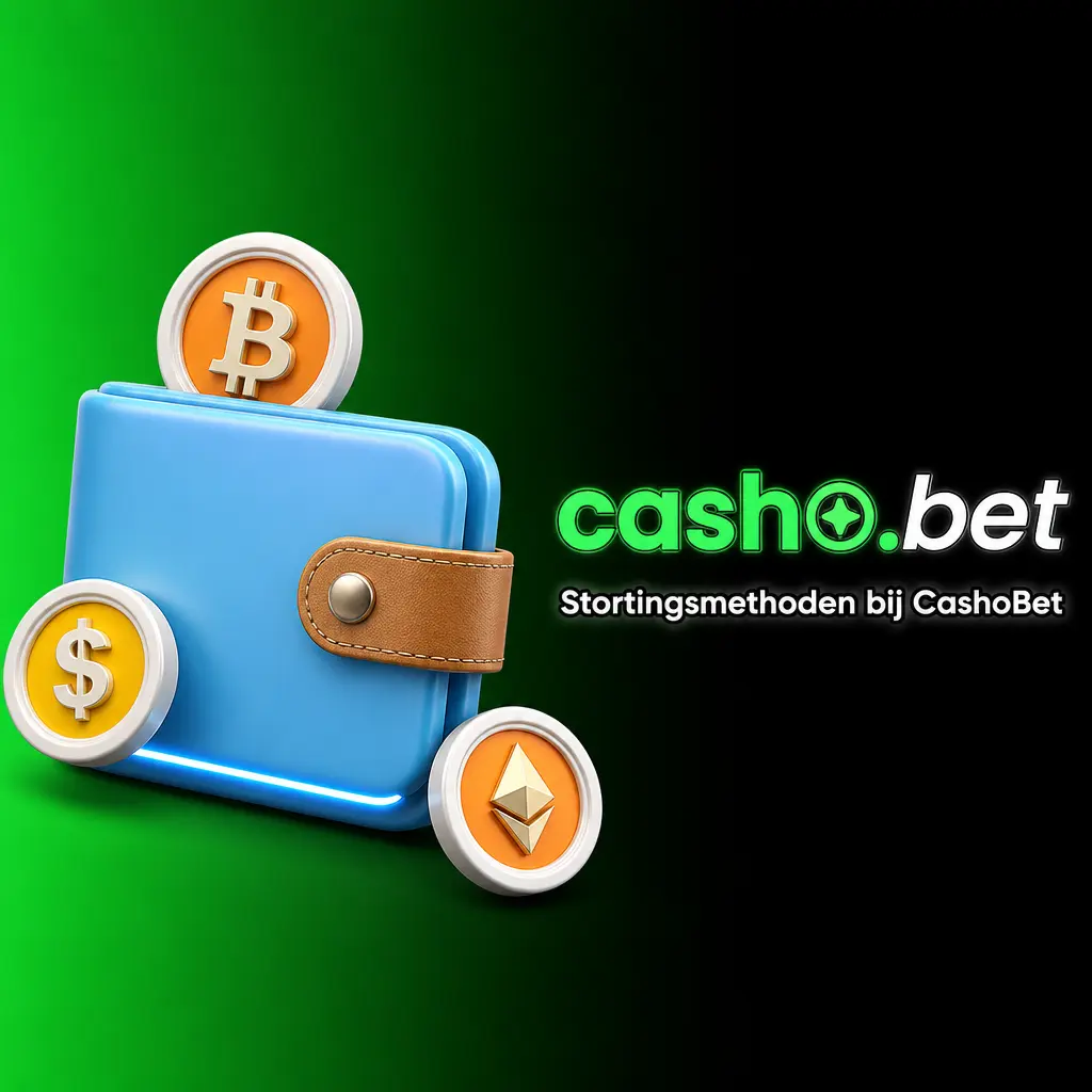 Overzicht van stortingsmethoden bij CashoBet, waaronder iDEAL, Trustly, Visa, Mastercard en Bitcoin via de kassa.