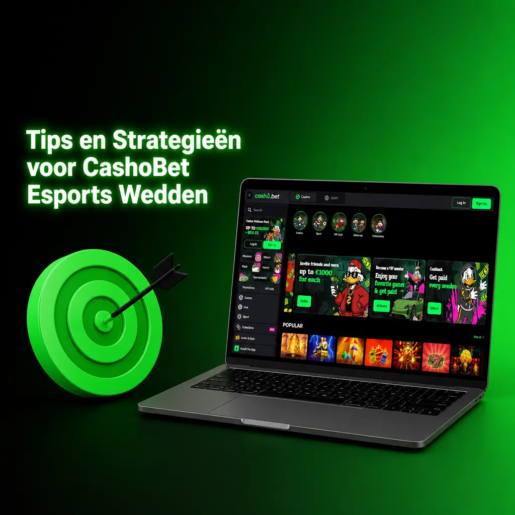 Tips en strategieën voor verstandig esports wedden bij CashoBet, met focus op bankroll, vorm, odds en live betting.