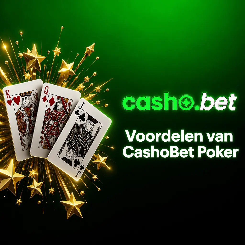 Overzicht van voordelen bij CashoBet Poker: snelle tafels, meerdere varianten, demo modus en snelle uitbetalingen.